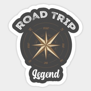 Road Trip Legend - Family Vacay Road Trip Sticker